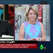 Esperanza Aguirre en Al Rojo Vivo
