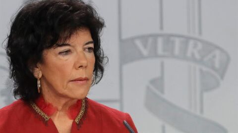 Isabel Cela&aacute; durante la rueda de prensa tras el Consejo de Ministros