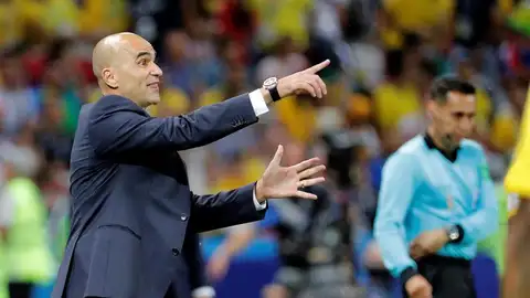 El entrenador español, Roberto Martínez. El entrenador español, Roberto Martínez.