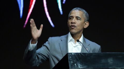 Barack Obama, durante una visita a Indonesia 