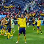 Suecia celebra una victoria
