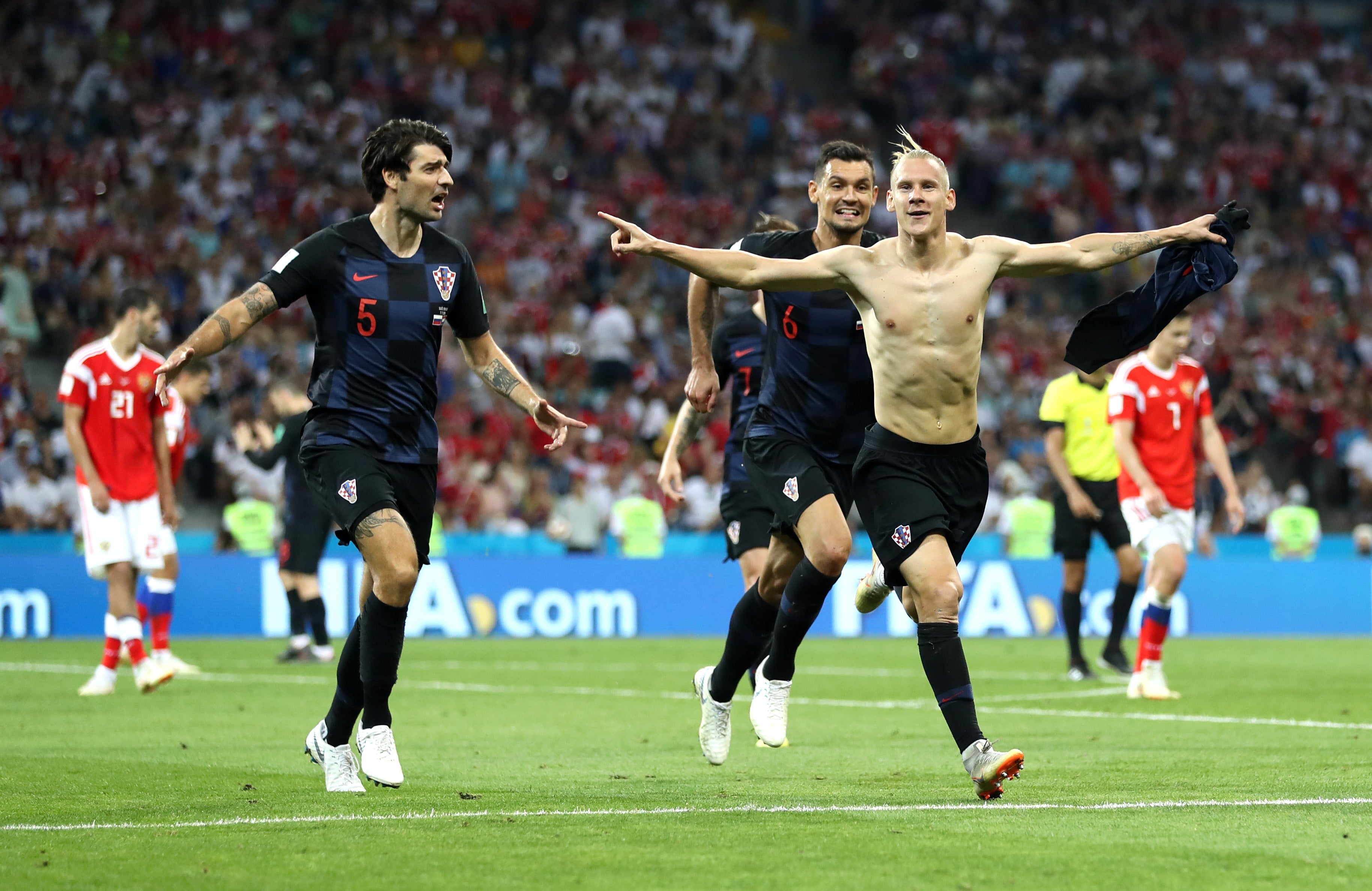 Croacia pasa a semifinales del Mundial tras superar a Rusia en la tanda de penaltis Croacia pasa a semifinales del Mundial tras superar a Rusia en la tanda de penaltis