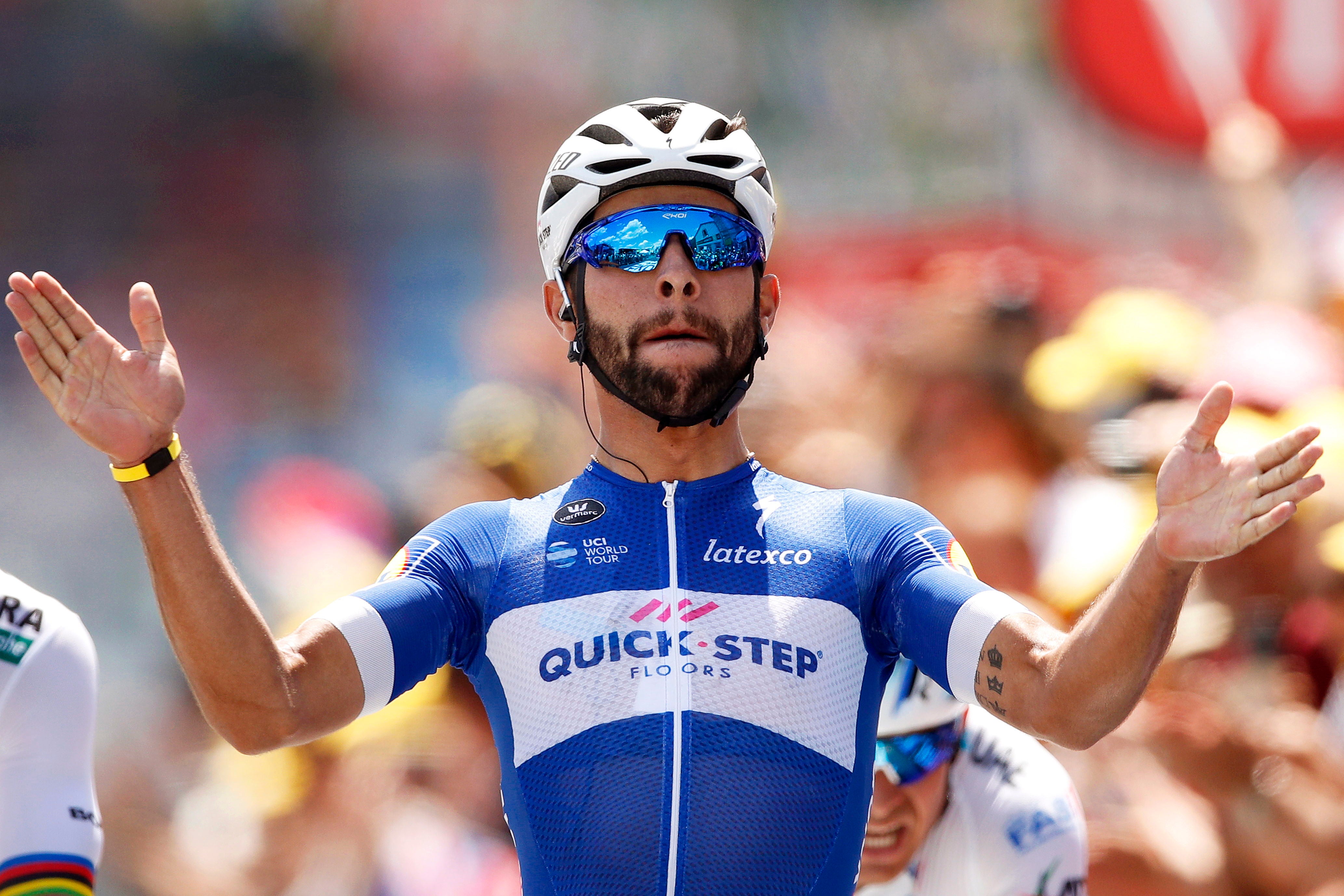 Gaviria, primer maillot amarillo del Tour de Francia 2018 con los favoritos perdiendo tiempo Gaviria, primer maillot amarillo del Tour de Francia 2018 con los favoritos perdiendo tiempo