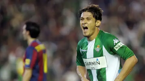 Edu, jugador del Real Betis. Edu, jugador del Real Betis.