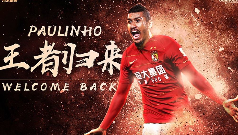 Paulinho vuelve al Guangzhou