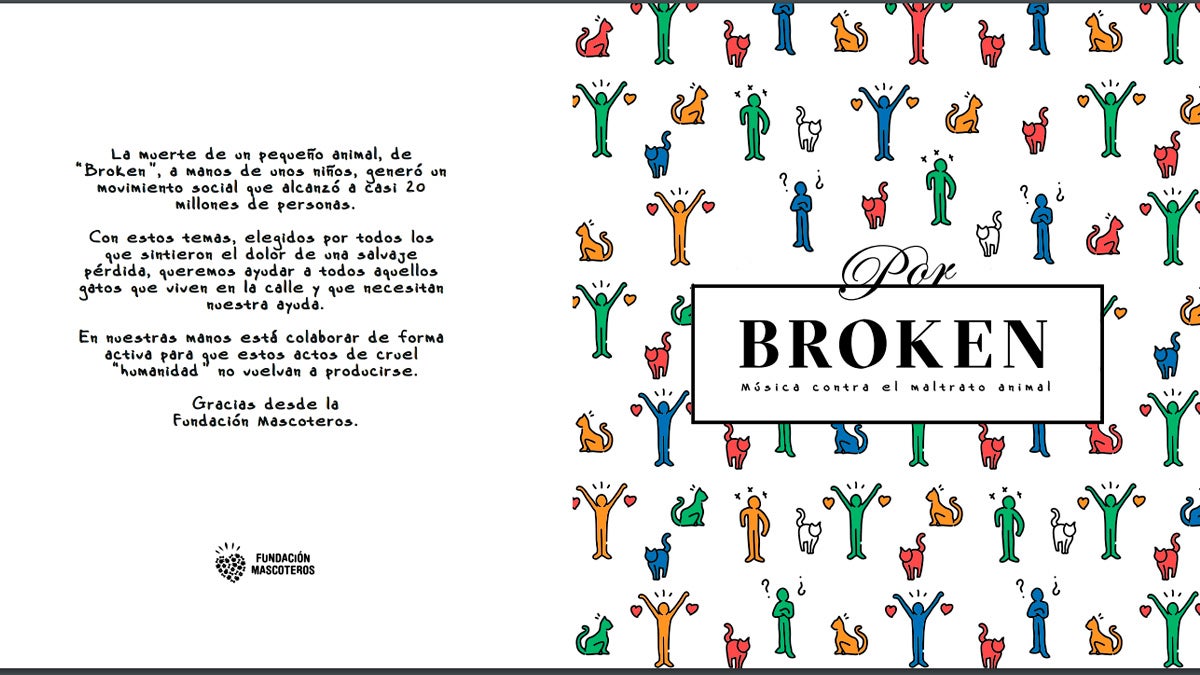#PorBroken, un disco benéfico en homenaje a la gatita que impactó a 20 millones de corazones, sale a la venta #PorBroken, un disco benéfico en homenaje a la gatita que impactó a 20 millones de corazones, sale a la venta