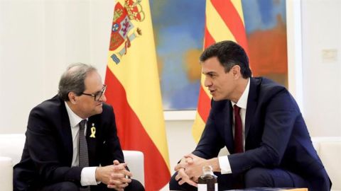 Antena 3 Noticias 1 (09-07-18) S&aacute;nchez y Torra acuerdan reestablecer la comisi&oacute;n bilateral entre el Estado y la Generalitat siete a&ntilde;os despu&eacute;s