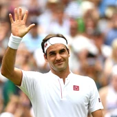 Federer saludando al público tras vencer a Mannarino Federer saludando al público tras vencer a Mannarino