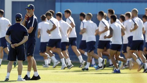 El M&aacute;laga de Mu&ntilde;iz comienza la pretemporada