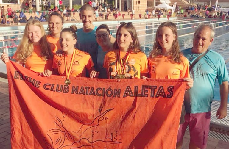 El Elche Club Natación obtiene cuatro oros en el Nacional de Aletas de Alicante El Elche Club Natación obtiene cuatro oros en el Nacional de Aletas de Alicante