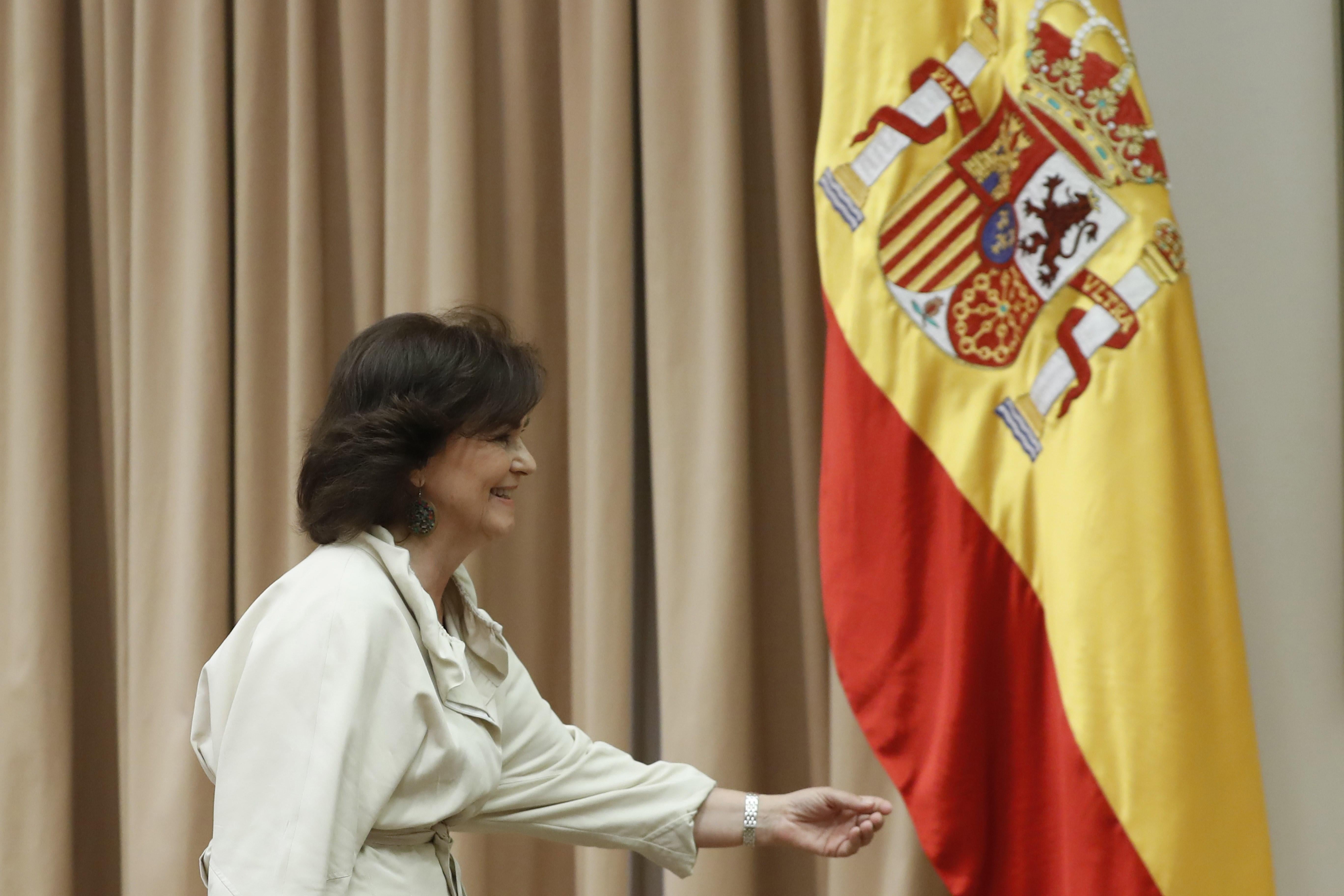 Carmen Calvo espera que Justicia española pueda sacar adelante proceso de Puigdemont Carmen Calvo espera que Justicia española pueda sacar adelante proceso de Puigdemont