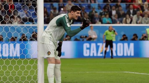 El portero Thibaut Courtois.