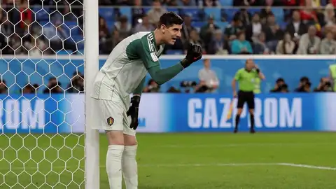 El portero Thibaut Courtois. El portero Thibaut Courtois.