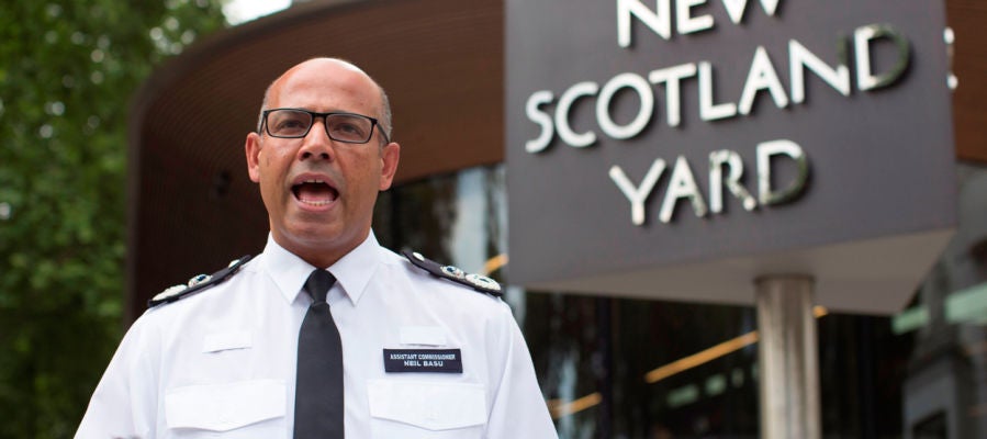El jefe de la policía antiterrorista del Reino Unido, Neil Basu El jefe de la policía antiterrorista del Reino Unido, Neil Basu