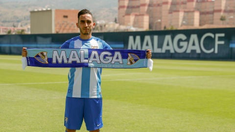 Presentaci&oacute;n de Boulahroud como nuevo jugador del M&aacute;laga CF