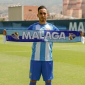 Presentación de Boulahroud como nuevo jugador del Málaga CF