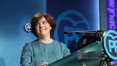 La candidata a presidir el PP, Soraya S&aacute;enz de Santamar&iacute;a