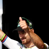 Sagan celebrando su victoria de etapa Sagan celebrando su victoria de etapa