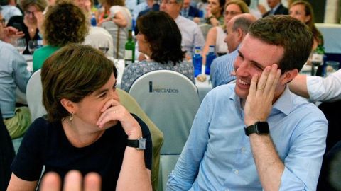  Soraya S&aacute;enz de Santamar&iacute;a y Pablo Casado