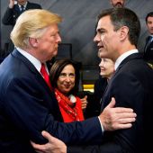 Trump y Pedro Sánchez