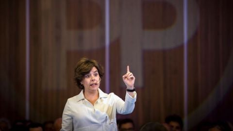 Soraya S&aacute;enz de Santamar&iacute;a en una imagen de archivo