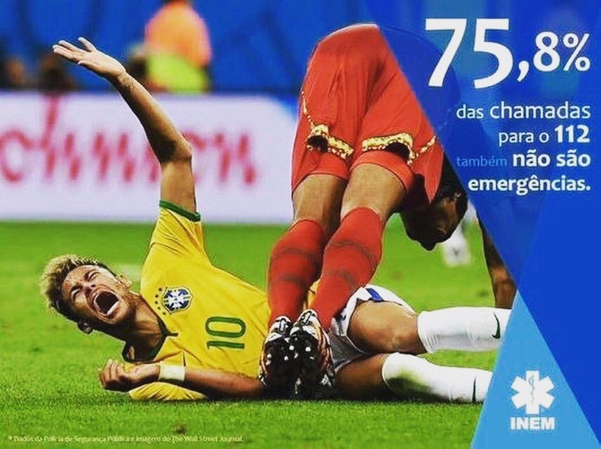 El 112 de Portugal se burla de Neymar por el mal uso de las llamadas de emergencia El 112 de Portugal se burla de Neymar por el mal uso de las llamadas de emergencia