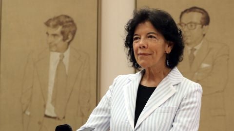 La ministra de Eduaci&oacute;n, Isabel Cela&aacute;