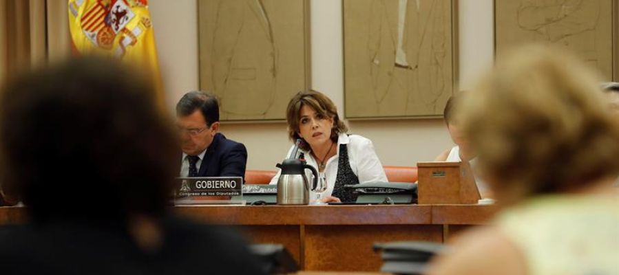 La ministra de Justicia, Dolores Delgado La ministra de Justicia, Dolores Delgado
