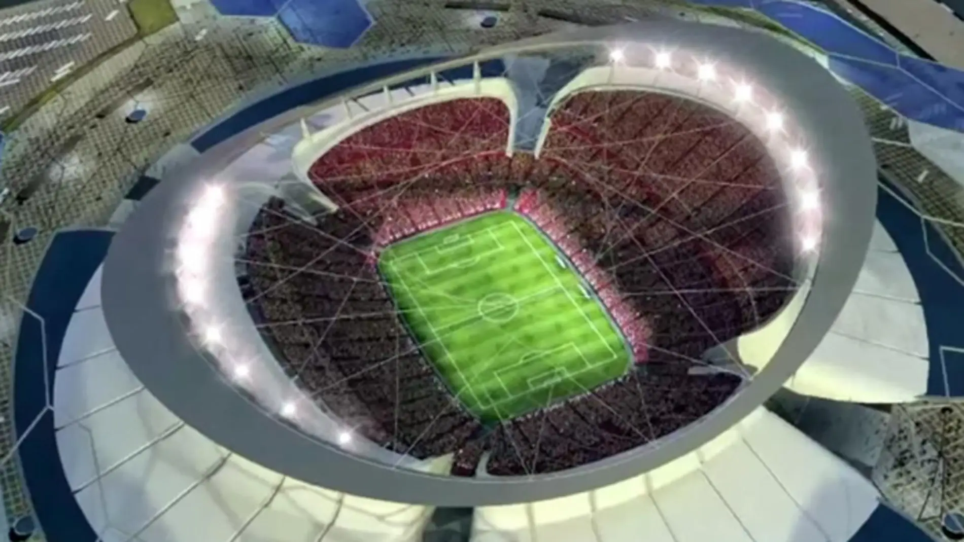 Estadio de Qatar 2022. 