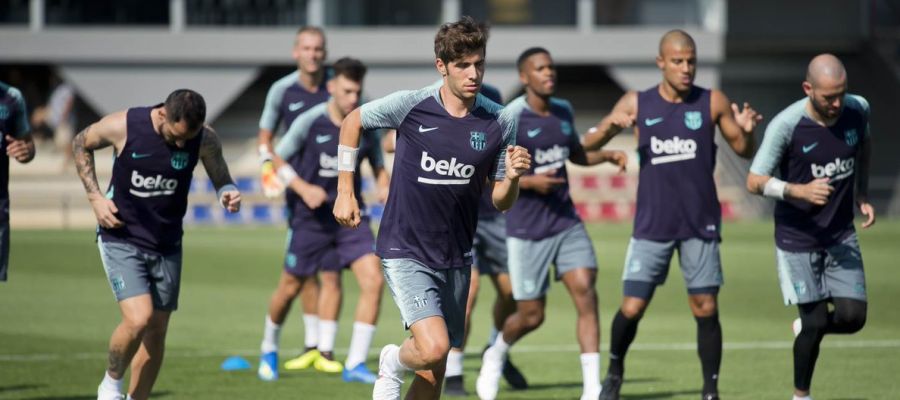 Primer entrenamiento del Barcelona 18/19 Primer entrenamiento del Barcelona 18/19