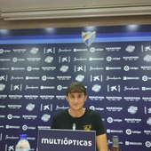 Alex Mula, jugador del Málaga CF Alex Mula, jugador del Málaga CF