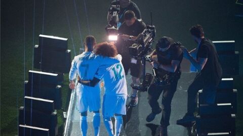Marcelo y Cristiano, juntos en el Bernab&eacute;u