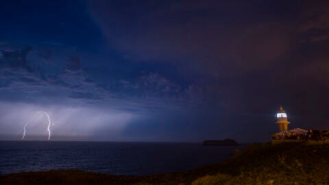 Tormenta en Suances, Cantabria 