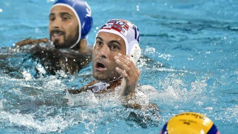 Xavi Gracia, jugador de la Selecci&oacute;n de Croacia. 