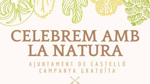 Cartel Celebrem amb la natura.