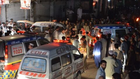 Imagen de archivo de un atentado en Pakist&aacute;n