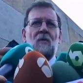 Mariano Rajoy en el funeral de Gerardo Fernández Albor