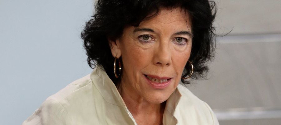 La portavoz del Gobierno y ministra de Educación y Formación Profesional, Isabel Celaá La portavoz del Gobierno y ministra de Educación y Formación Profesional, Isabel Celaá