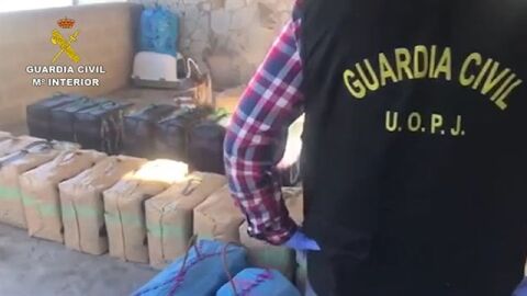 Guardia Civil intervienen la droga
