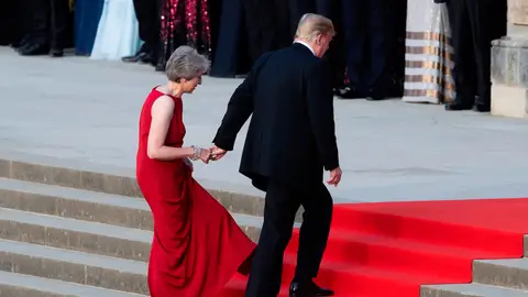 Donald Trump y Theresa May Donald Trump y Theresa May