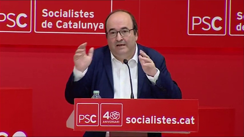 Iceta pide al independentismo que no supedite la política a decisiones judiciales Iceta pide al independentismo que no supedite la política a decisiones judiciales