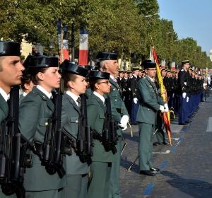 La Guardia Civil, en el desfile del 14 de julio La Guardia Civil, en el desfile del 14 de julio