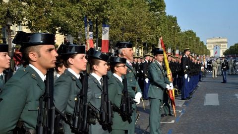 La Guardia Civil, en el desfile del 14 de julio