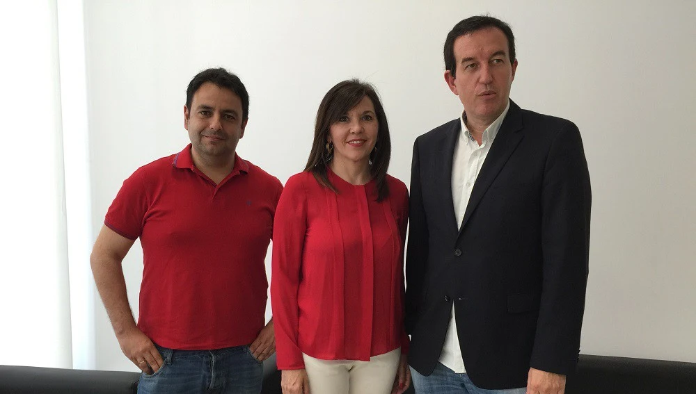 Daniel Rubio, Mercedes Alonso y Juan Anguix, en una imagen de archivo.