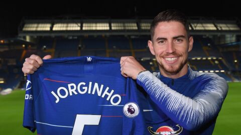 Jorginho, centrocampista del N&aacute;poles. 
