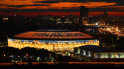 El estadio Luzhniki de Mosc&uacute;, sede de la final del Mundial