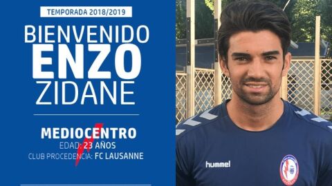 Enzo Zidane, nueva incorporaci&oacute;n del Rayo Majadahonda