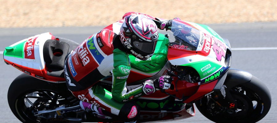 Fuerte caída de Alex Espargaró Fuerte caída de Alex Espargaró