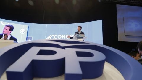 Pablo Casado en el Congreso Extraordinario del PP
