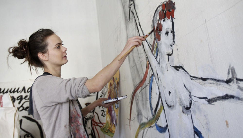 Oksana Chatchko, cofundadora y exmiembro del grupo feminista Femen